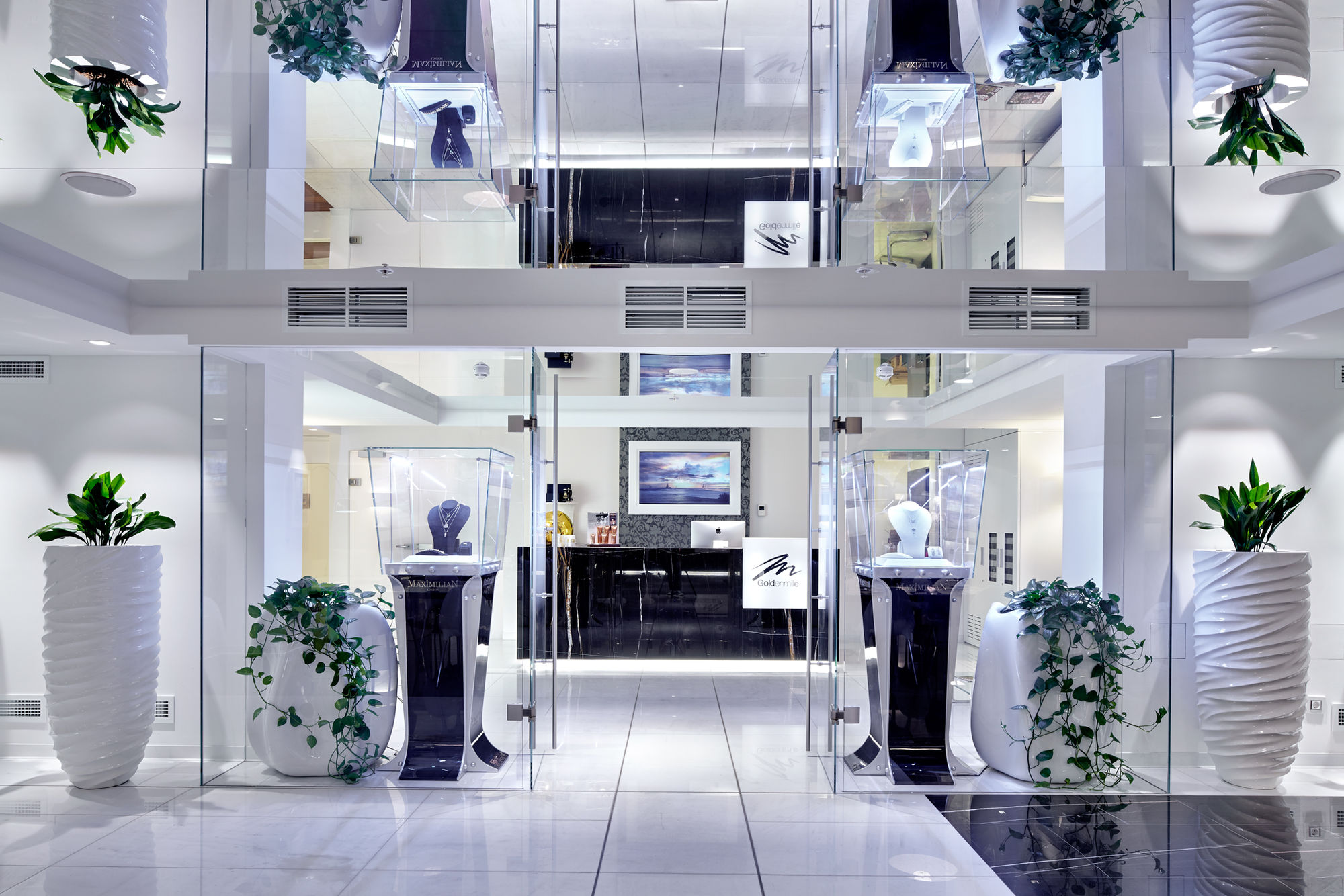 Фото Суцільноскляні двері