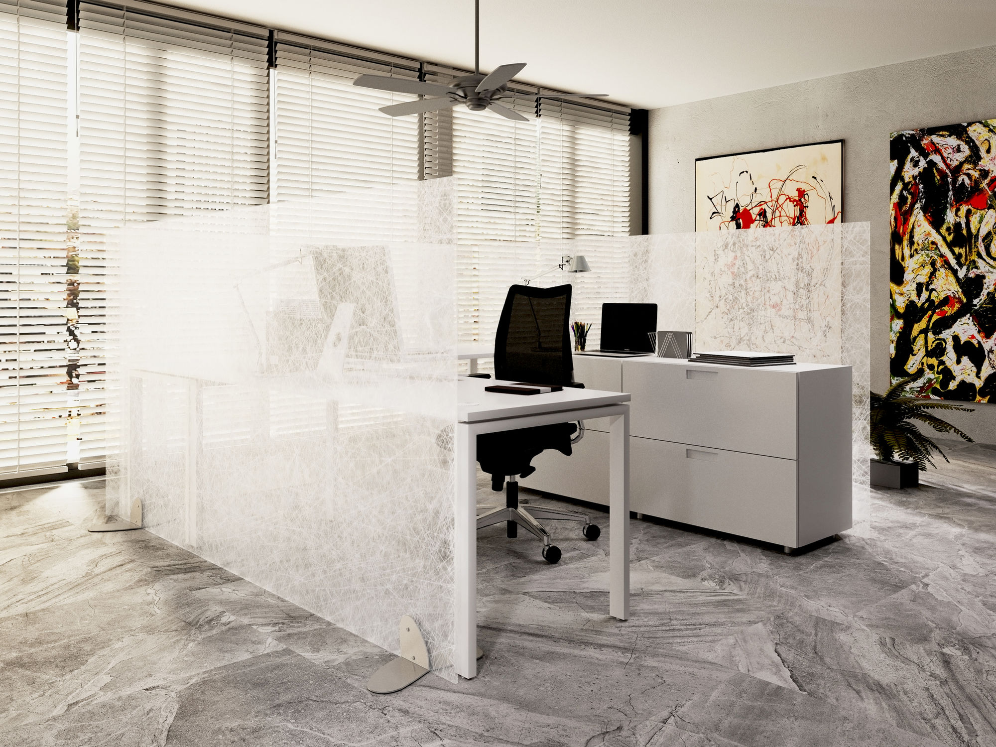 Фото Мобільні склянні перегородки NAYADA-ICE