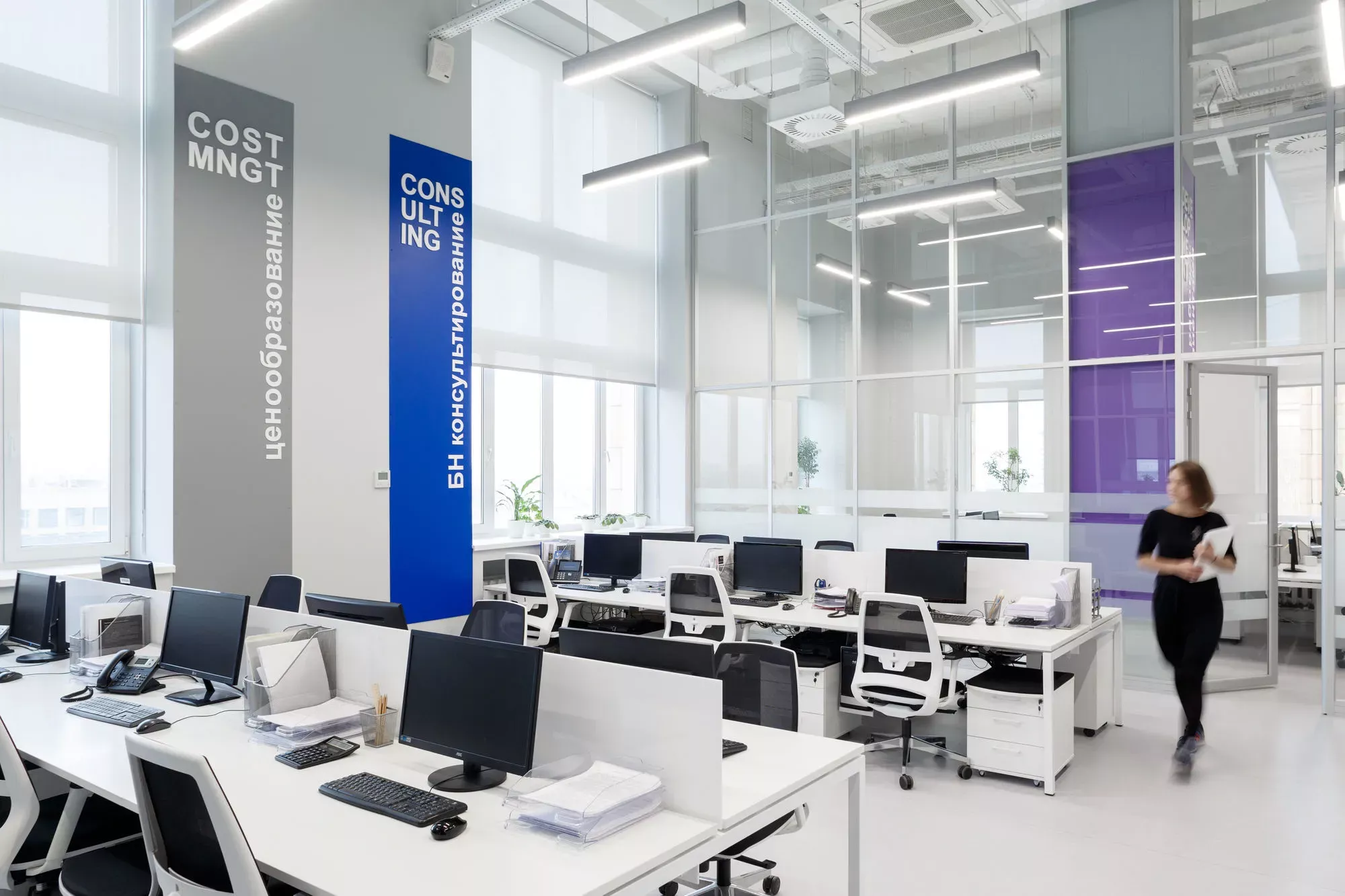 Фото Алюмінієві перегородки зі склом NAYADA-Standart