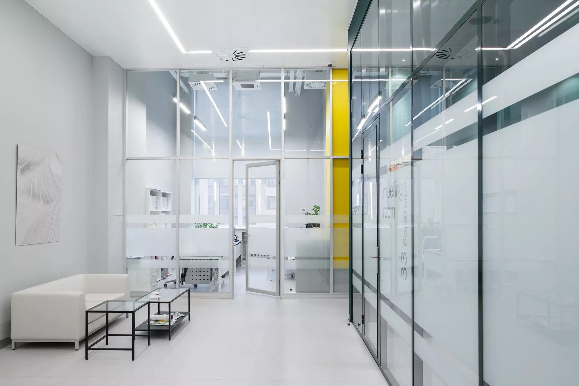 Фото Алюмінієві перегородки зі склом NAYADA-Standart