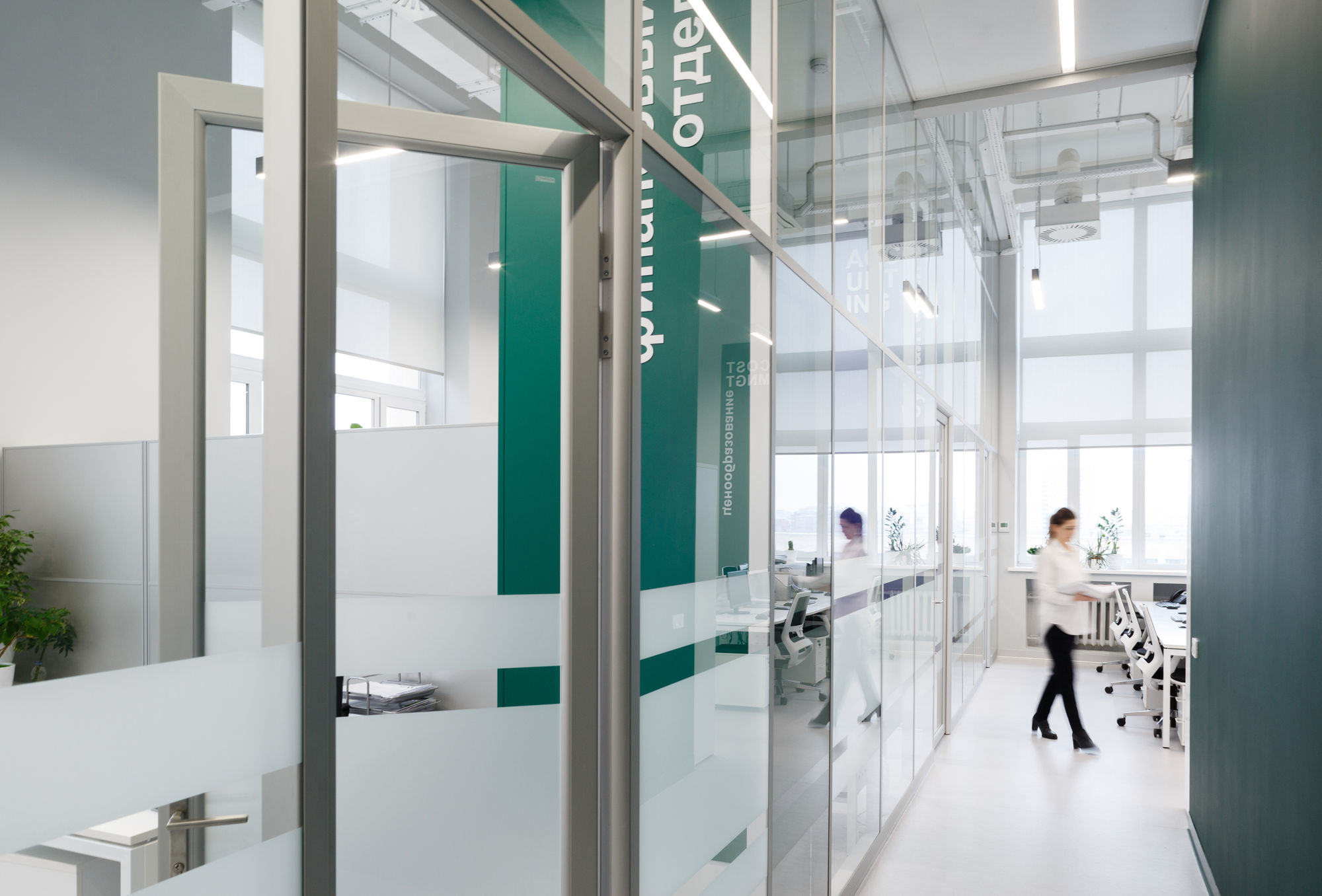 Фото Двері в алюмінієвій обв'язці