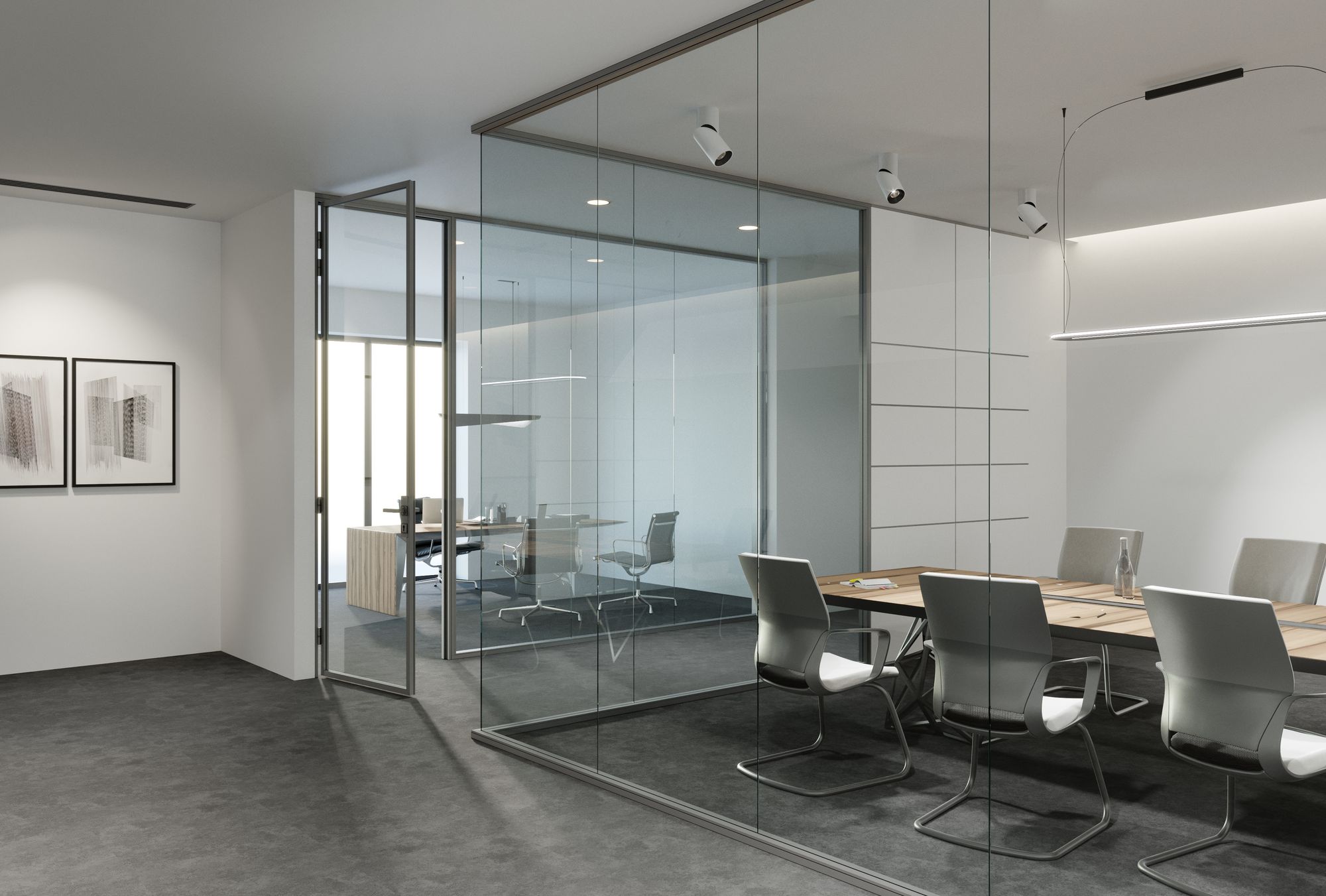 Фото Каркасна перегородка NAYADA-Quadro